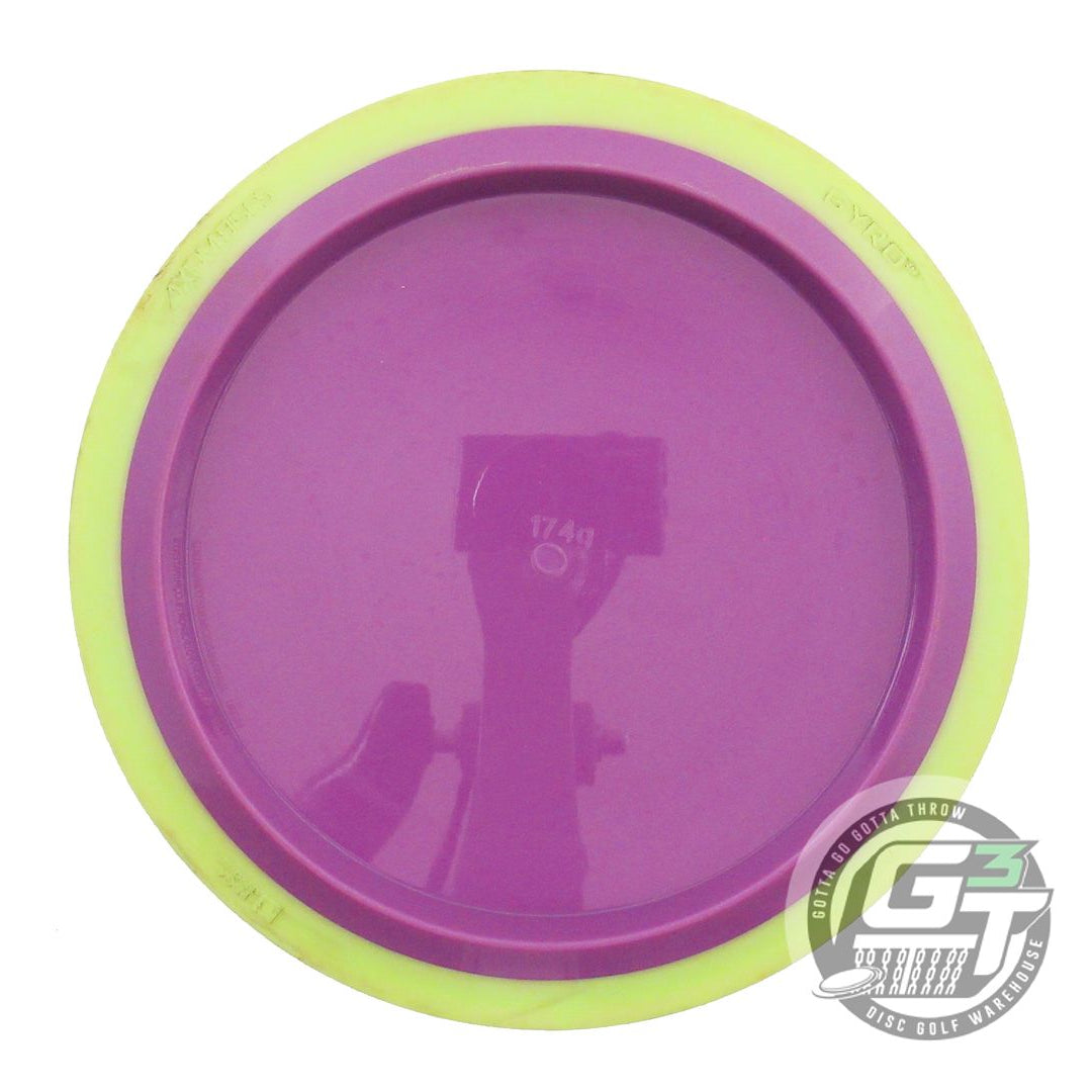 USED Axiom Discs Neutron Panic 174g Purple Yellow Rim Distance Driver Golf Disc