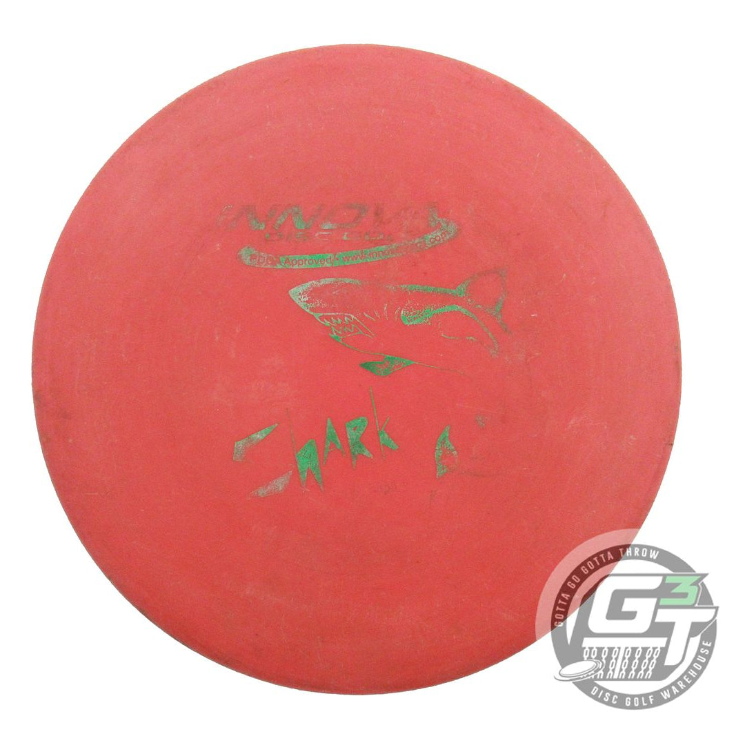 USED Innova DX Shark 166g Red Green Foil Midrange Golf Disc