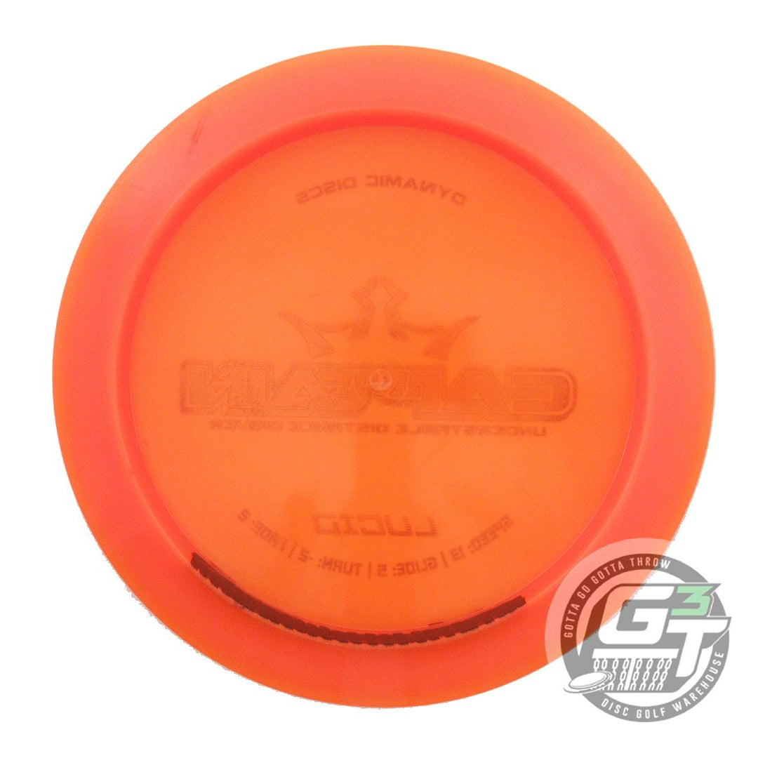 USED Dynamic Discs Lucid Captain 172g Orange Purple Foil Distance Driver Disc