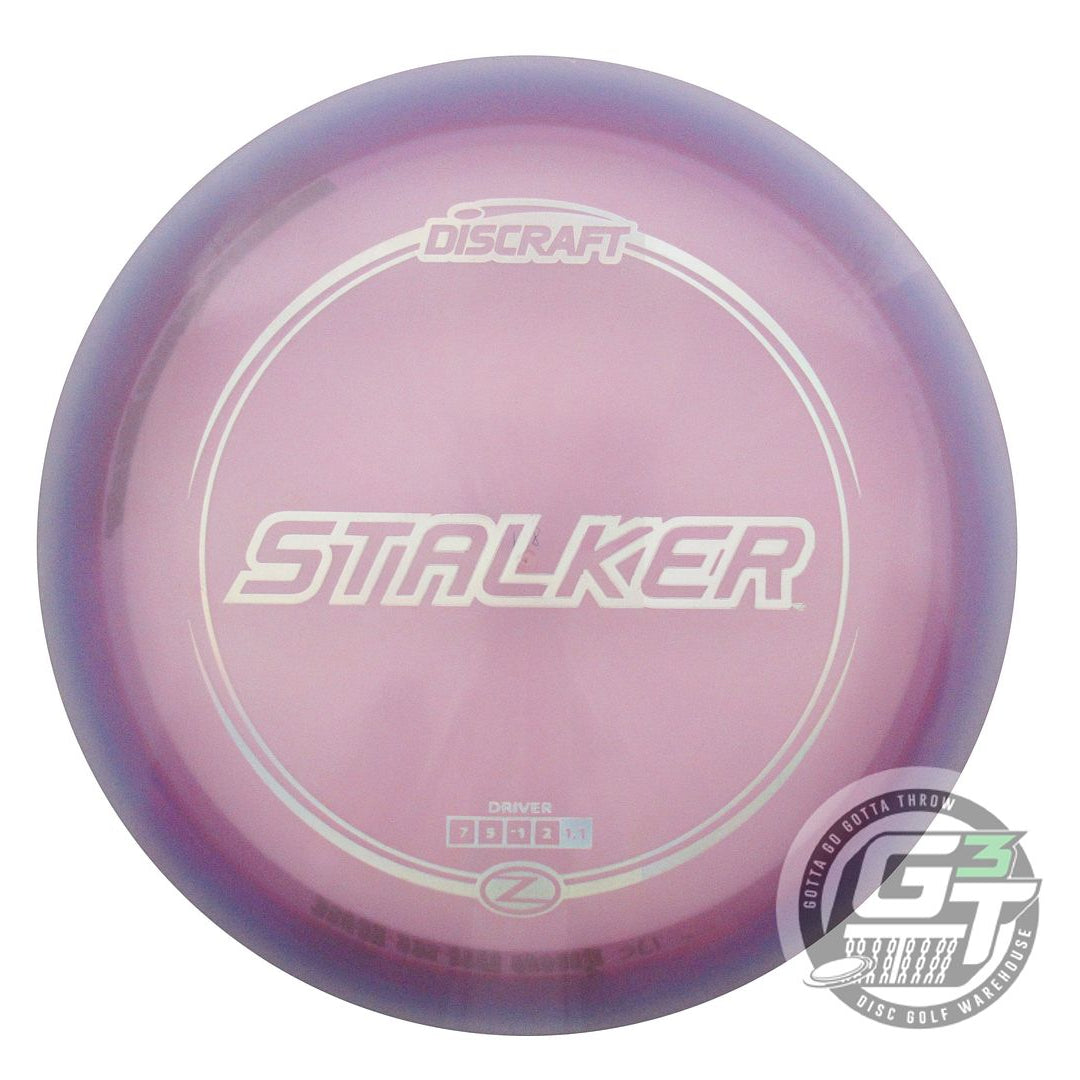USED Discraft Z Stalker 176g Purple Silver Holo Foil Fairway Driver Golf Disc