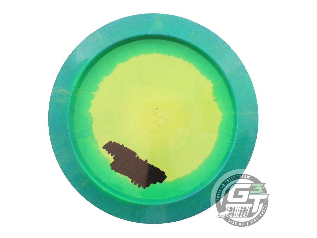 USED Innova X-OUT Halo Star Destroyer 162g Teal-Yellow Distance Driver Golf Disc