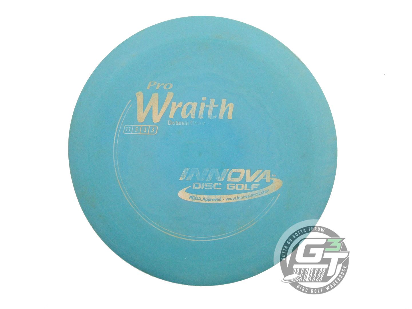 USED Innova Pro Wraith 170g Teal White Stamp Distance Driver Golf Disc