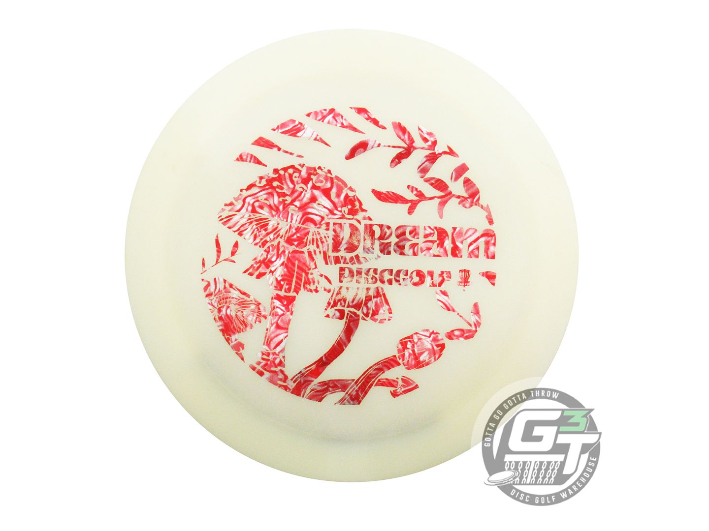 USED Millennium Lunar Glow Quantum Falcon 173g White Rose Foil Driver Golf Disc