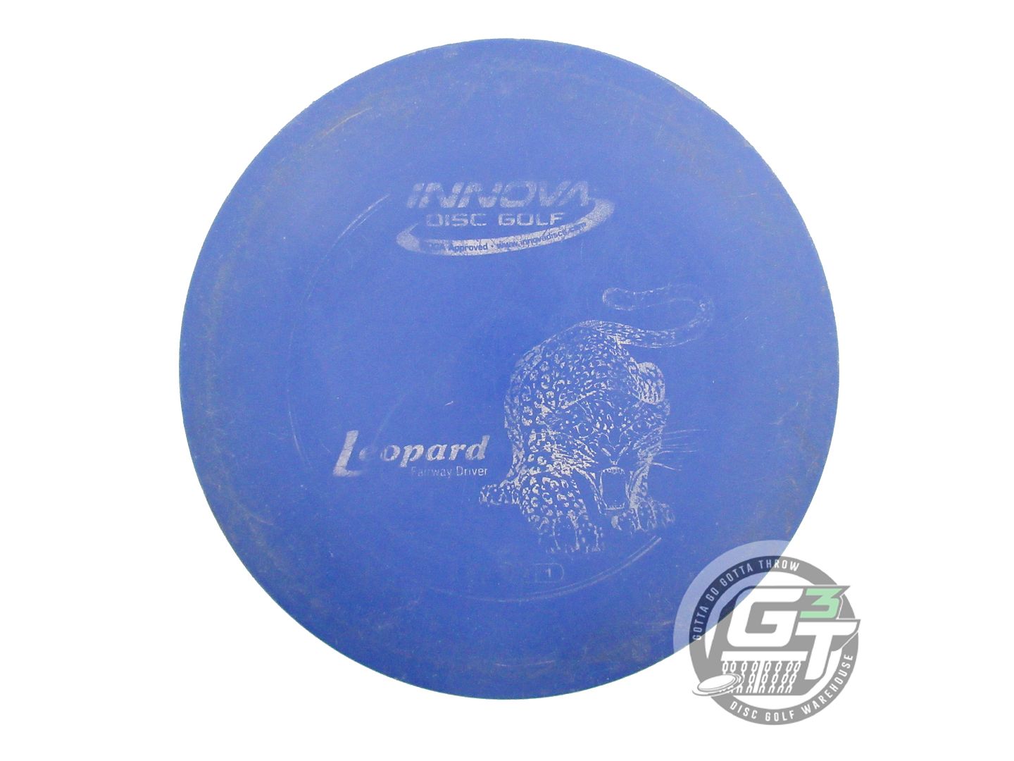 USED Innova DX Leopard 147g Blue Silver Foil Fairway Driver Golf Disc
