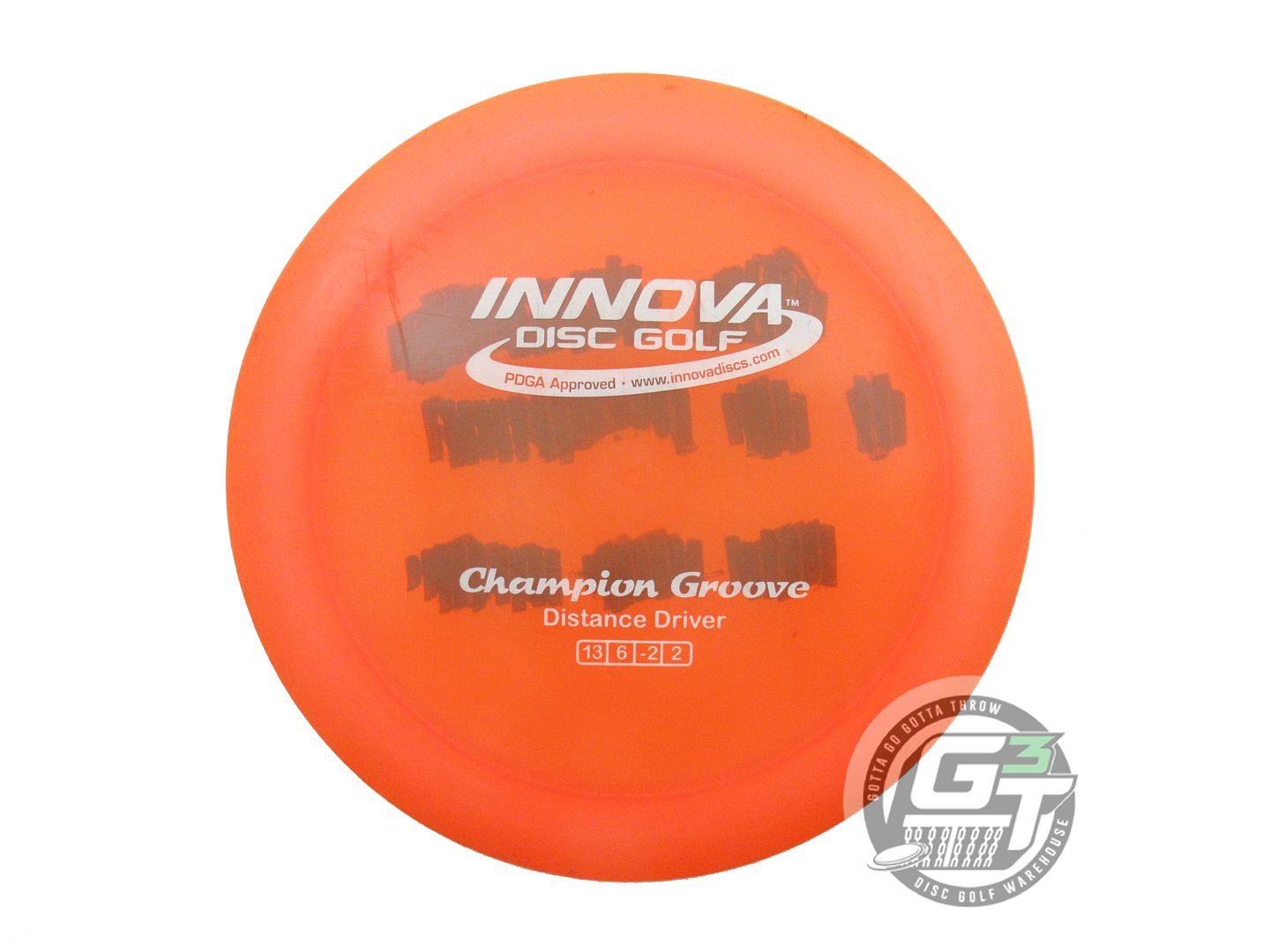 USED Innova Champion Groove 175g Orange White Stamp Distance Driver Golf Disc