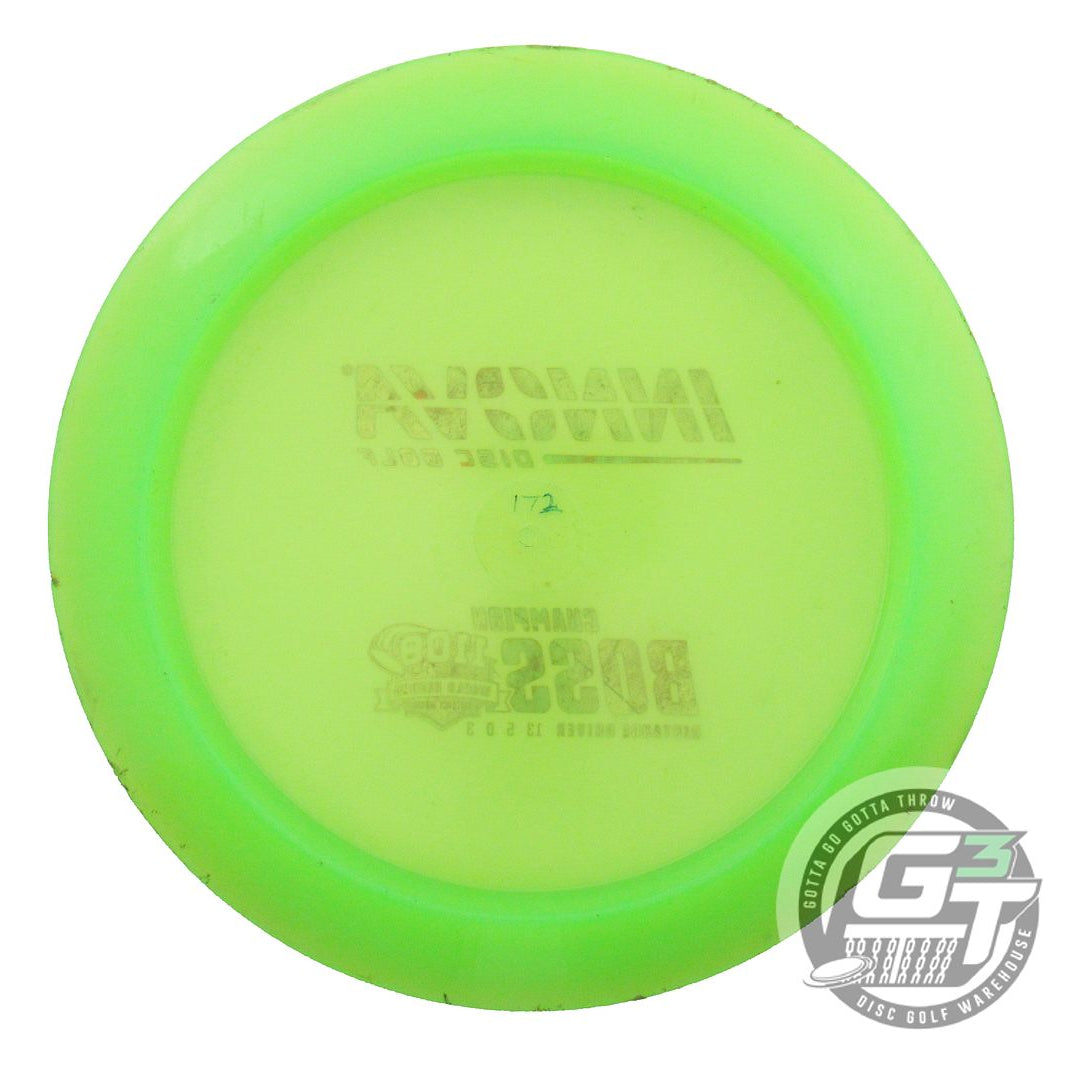 USED Innova Champion Boss 172g Lime Copper Foil Distance Driver Golf Disc
