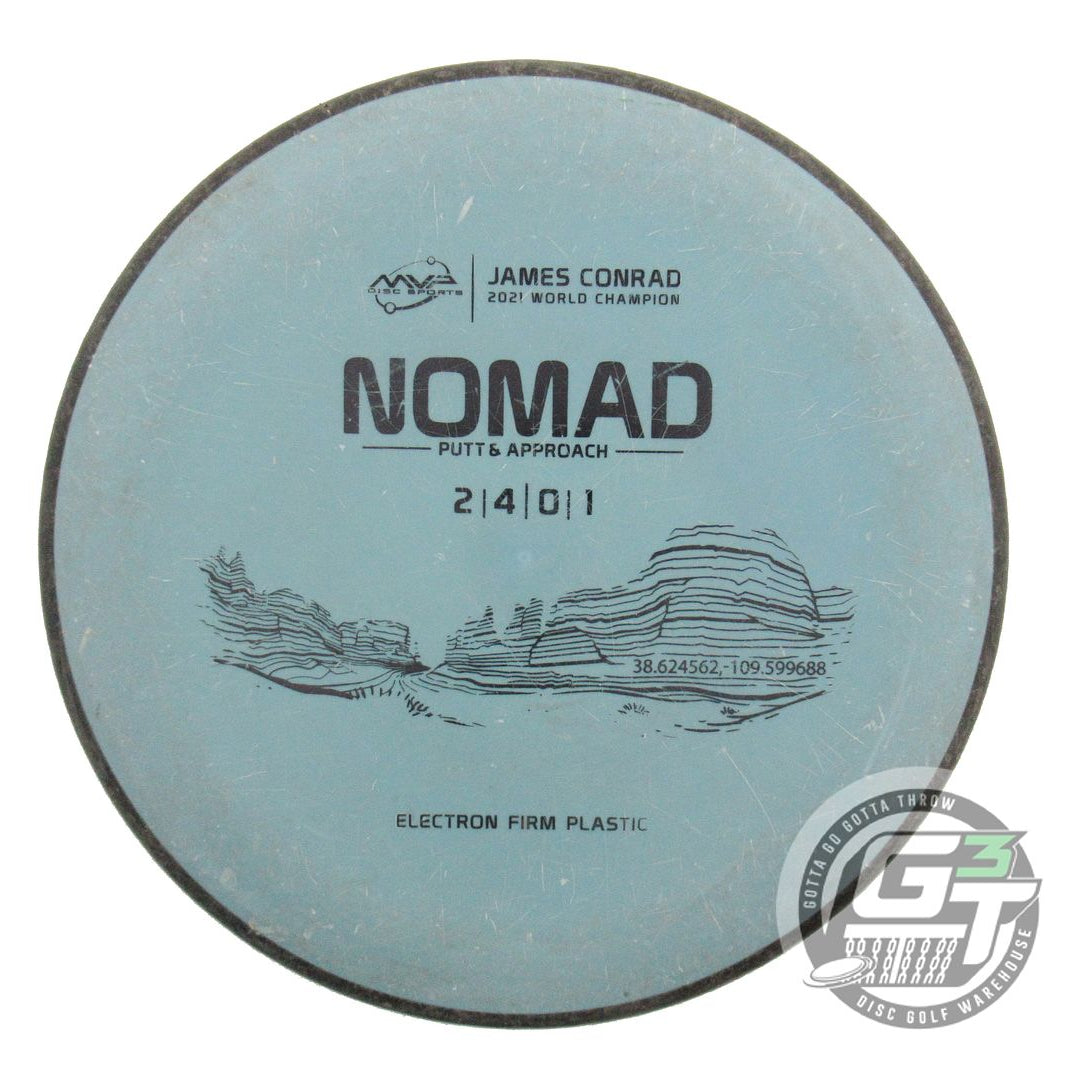 USED MVP Disc Sports Electron Firm Nomad 173g Green Putter Golf Disc