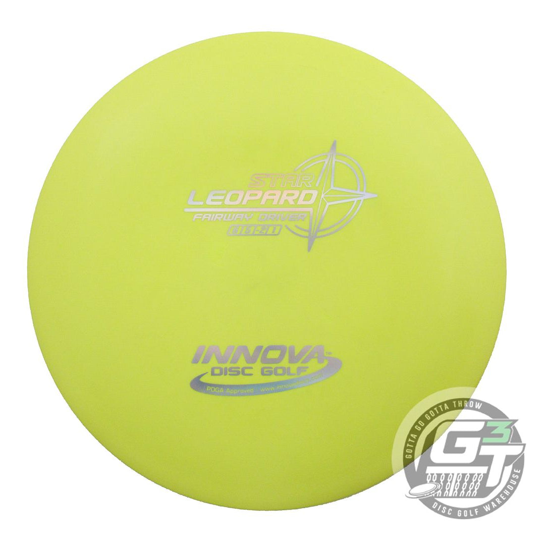 USED Innova Star Leopard 176g Yellow Silver Holo Foil Fairway Driver Golf Disc