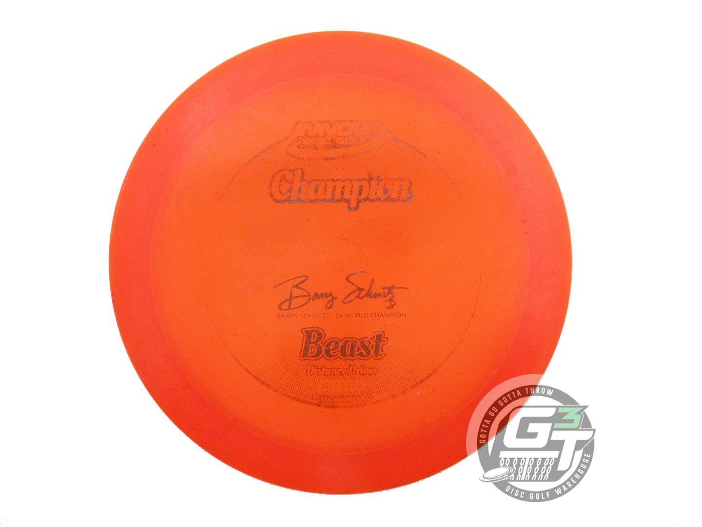 USED Innova Champion Beast 170g Orange Black Stamp Distance Driver Golf Disc