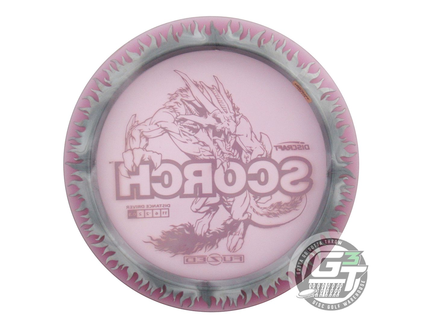 USED Discraft FuZed Flame Scorch 175g Purple Copper Foil Distance Driver Disc