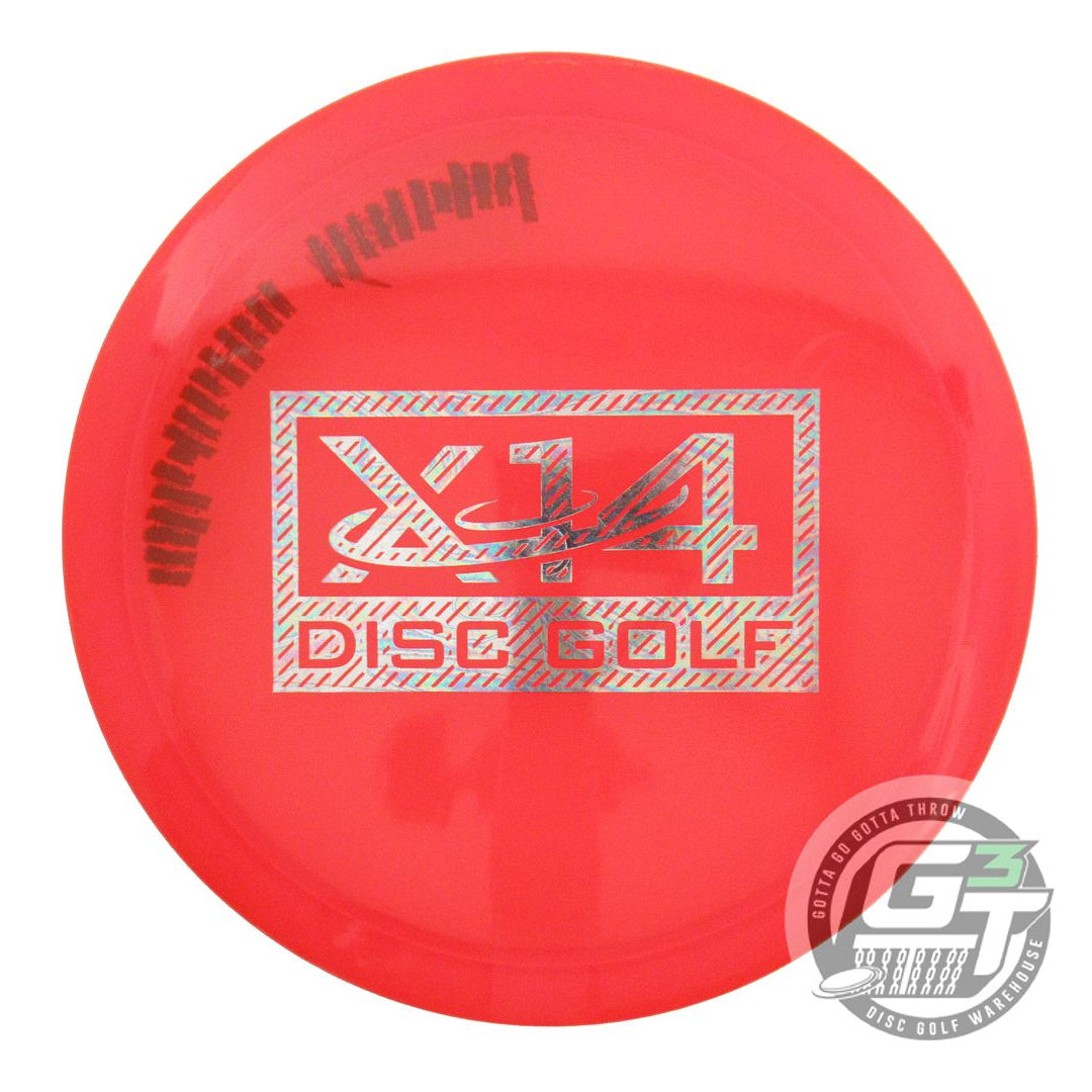 USED Dynamic Discs Lucid Justice 174g Red Oil Slick Foil Midrange Golf Disc