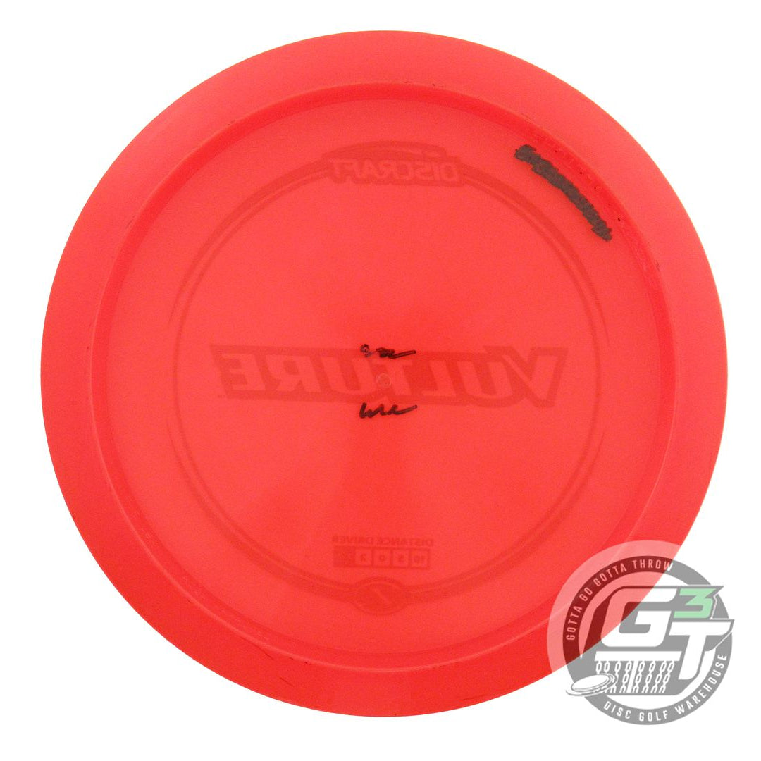 USED Discraft Z Vulture 173g Red Magenta Foil Distance Driver Golf Disc