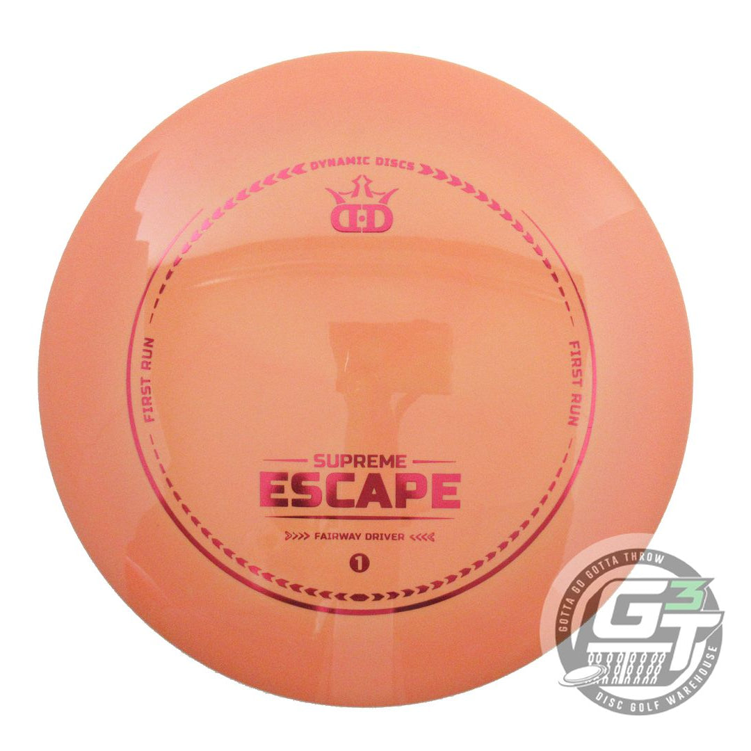 Dynamic Discs First Run Supreme Escape Fairway Driver Golf Disc (Individually Listed)