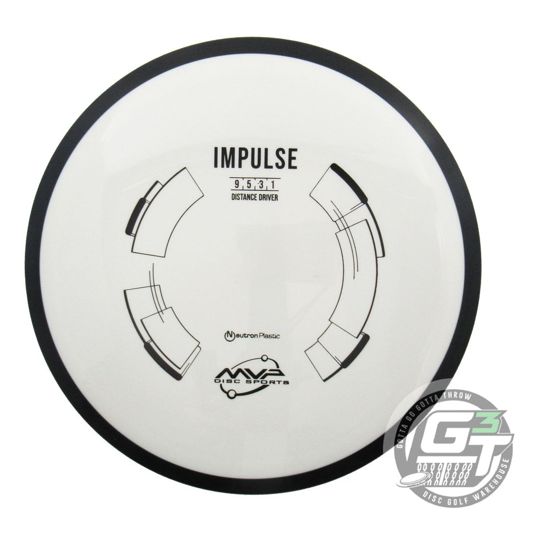 MVP Neutron Impulse Distance Driver Golf Disc (Individually Listed)