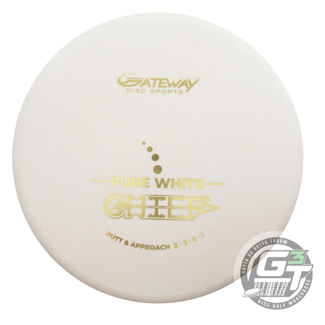 Gateway Pure White Chief Putter Golf Disc (Individually Listed)
