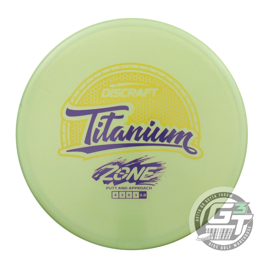 Discraft Titanium Zone Putter Golf Disc (Individually Listed)