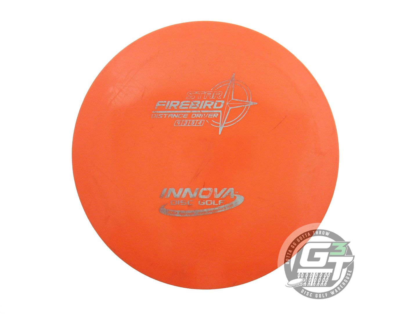 USED Innova Star Firebird 172g Orange Gold Holo Foil Distance Driver Golf Disc
