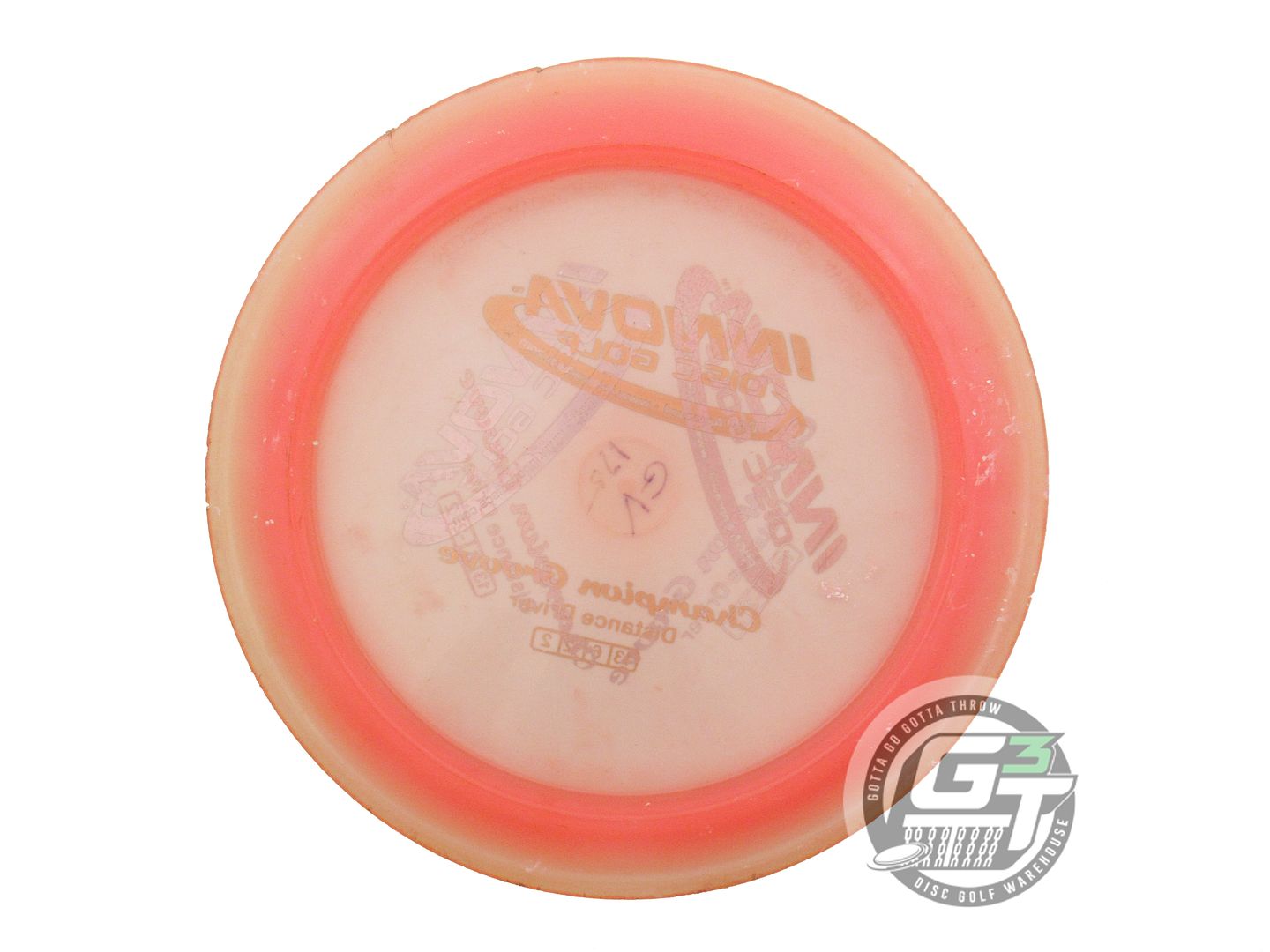 USED Innova X-OUT Champion Groove 175g Pink Distance Driver Golf Disc