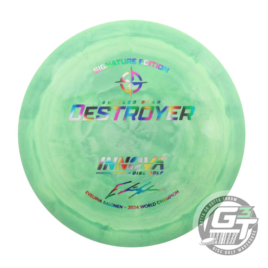 Innova Signature Edition Eveliina Salonen 1X Swirled Star Destroyer Distance Driver Golf Disc (Individually Listed) - Gotta Go Gotta Throw