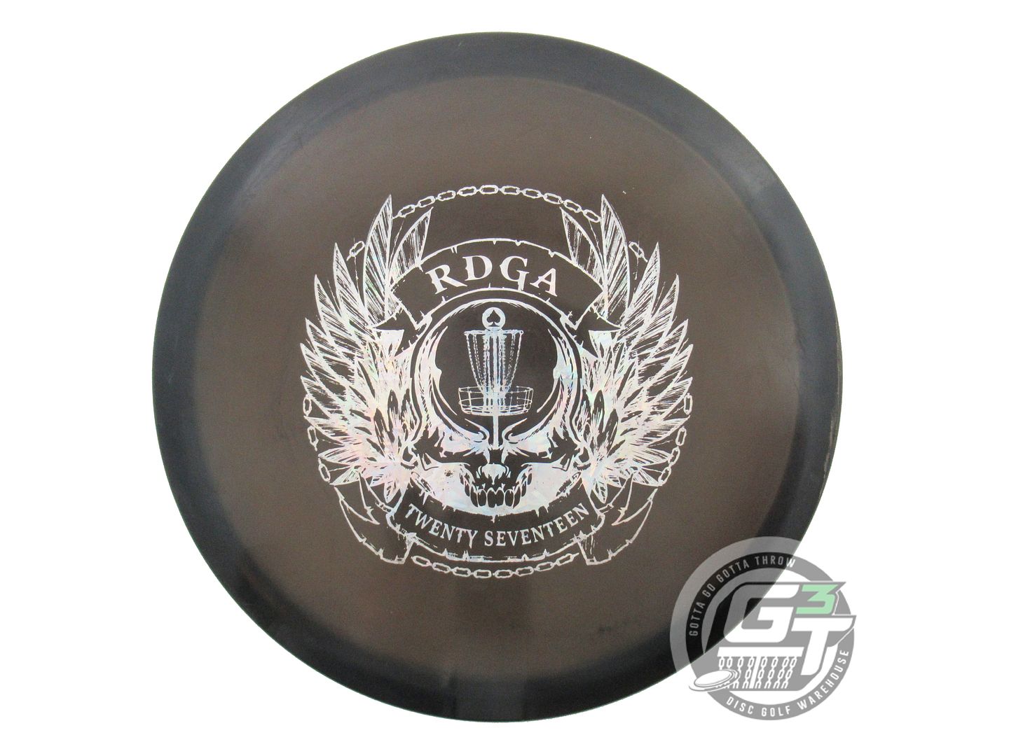 USED Innova Champion Roc3 180g Black Silver Shatter Foil Midrange Golf Disc