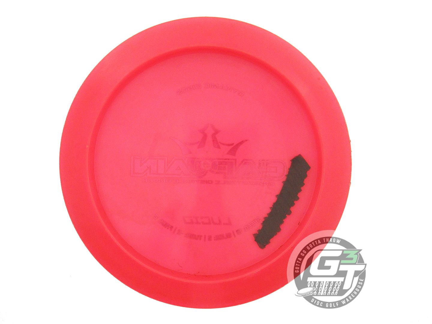 USED Dynamic Discs Lucid Captain 175g Red Blue Foil Distance Driver Golf Disc