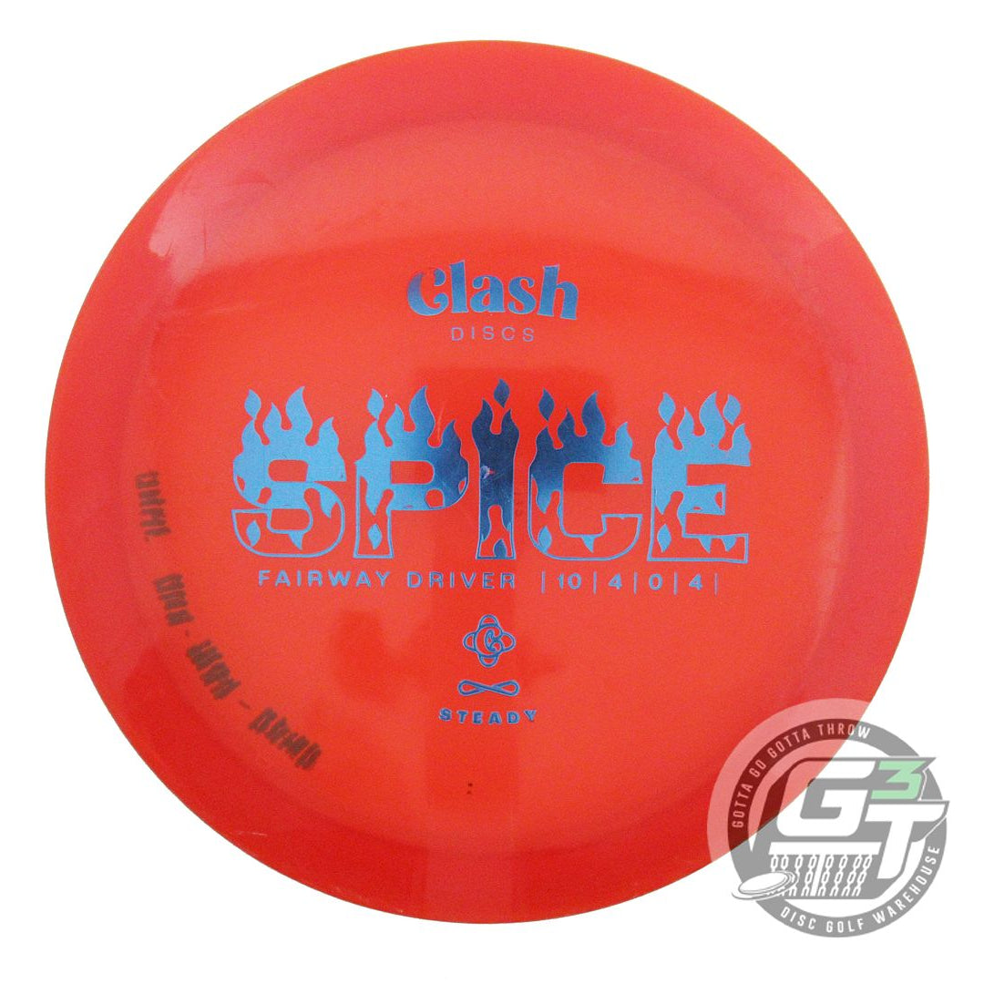 USED Clash Discs Steady Spice 173g Red Blue Foil Fairway Driver Golf Disc