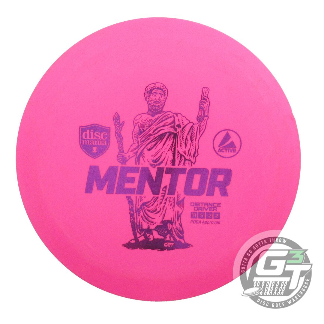 USED DiscMania Active Base Mentor 170g Pink Purple Foil Distance Driver Disc