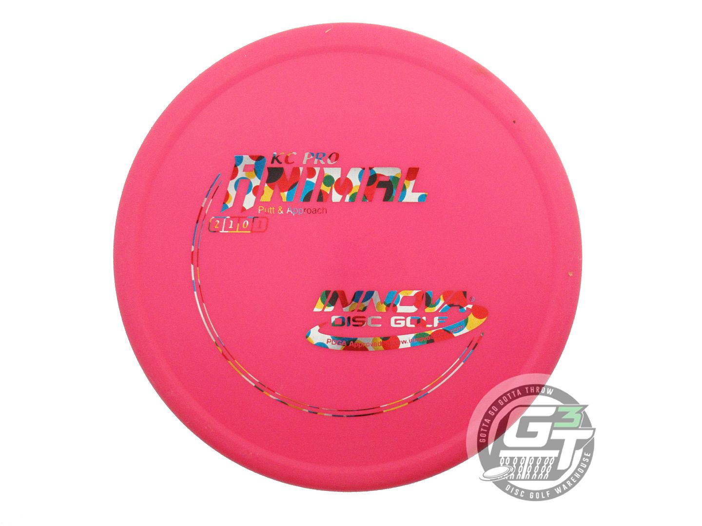 USED Innova KC Pro Animal 174g Pink Wonder Bread Foil Midrange Golf Disc