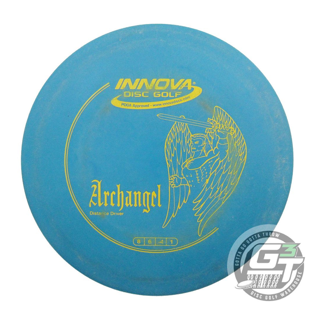USED Innova DX Archangel 171g Teal Yellow Stamp Distance Driver Golf Disc