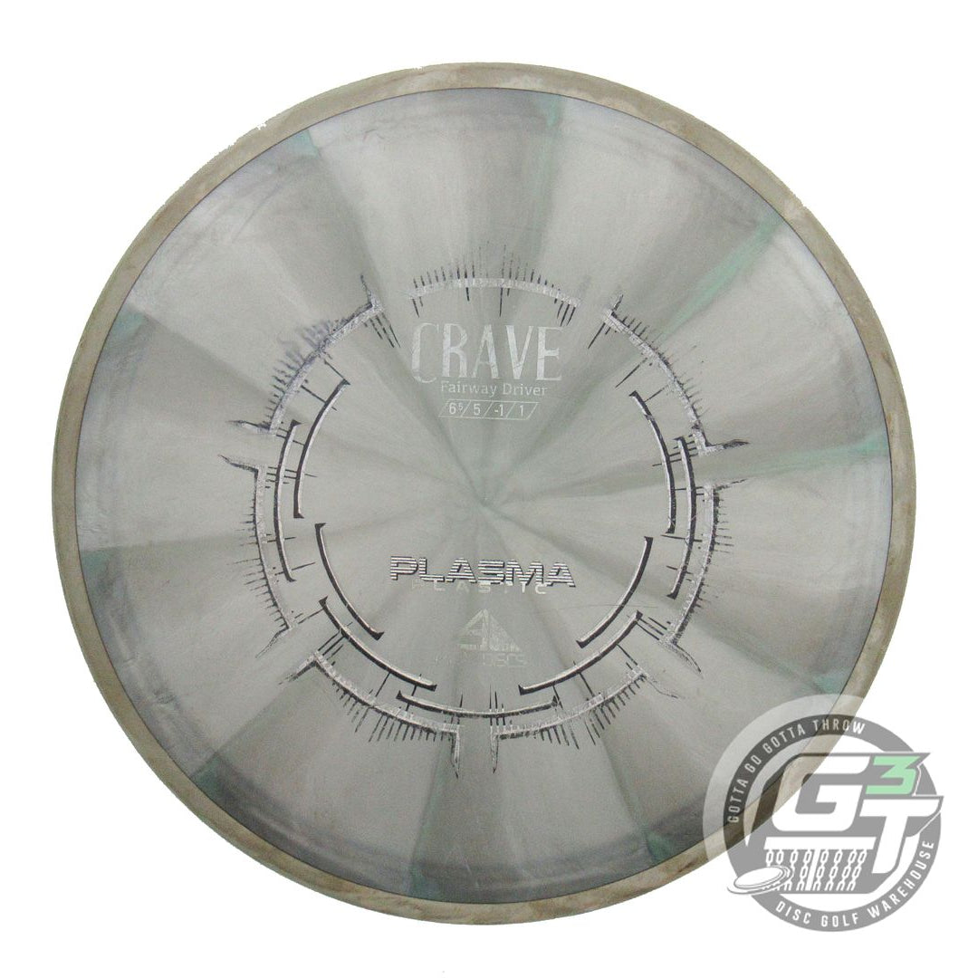 USED Axiom Discs Plasma Crave 173g Gray-Silver Gray Rim Fairway Driver Golf Disc