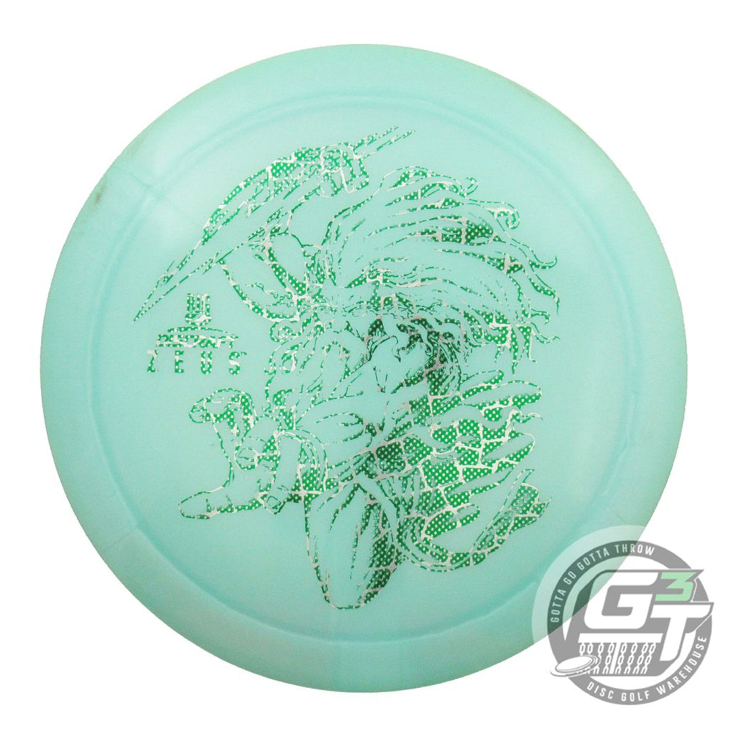 USED Discraft Big Z Zeus 172g Seafoam Reptile Foil Distance Driver Golf Disc
