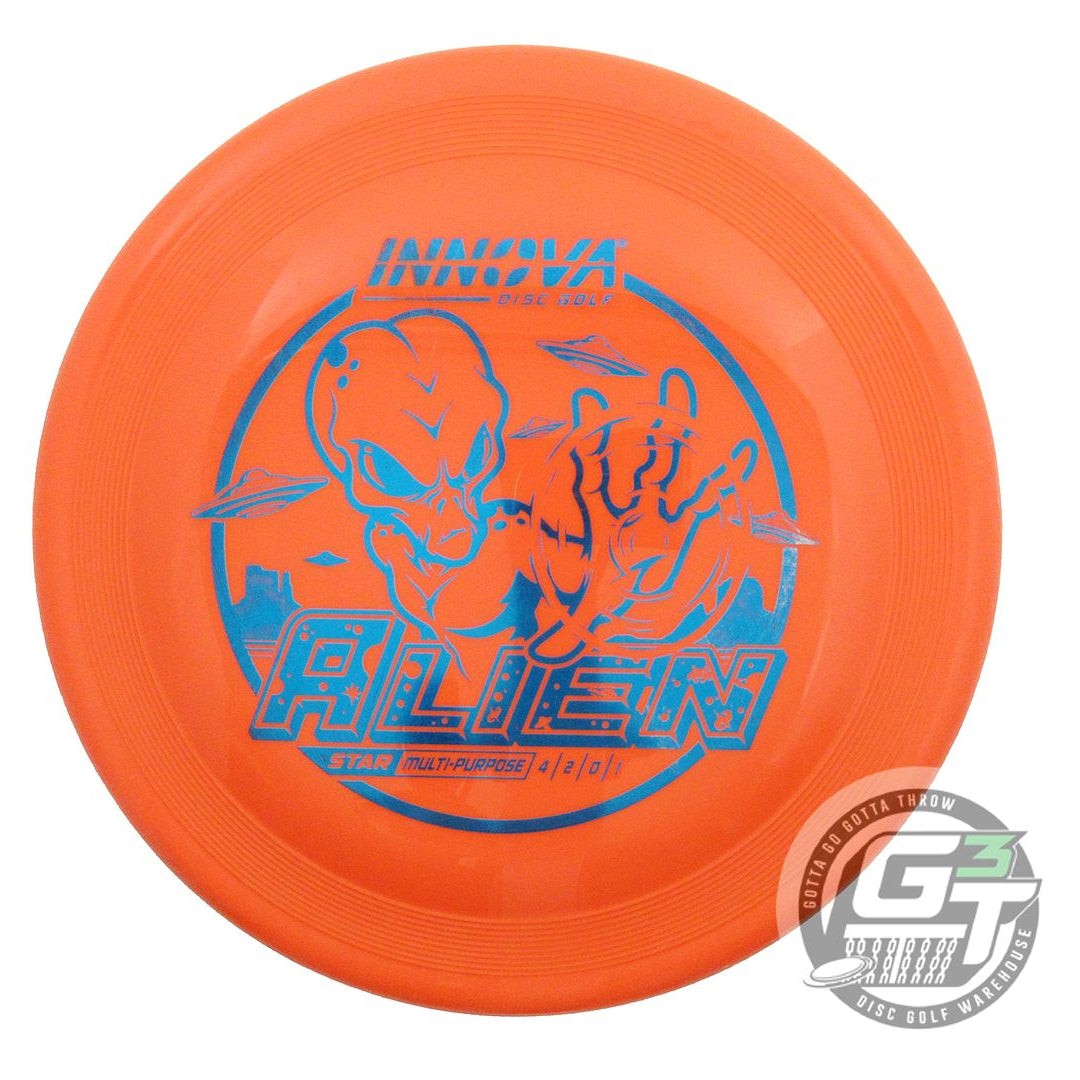 USED Innova Star Alien 178g Orange Blue Foil Putter Golf Disc