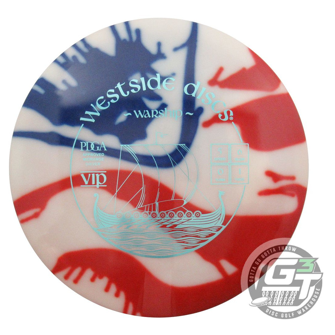 Westside MyDye VIP Warship Midrange Golf Disc (Individually Listed)