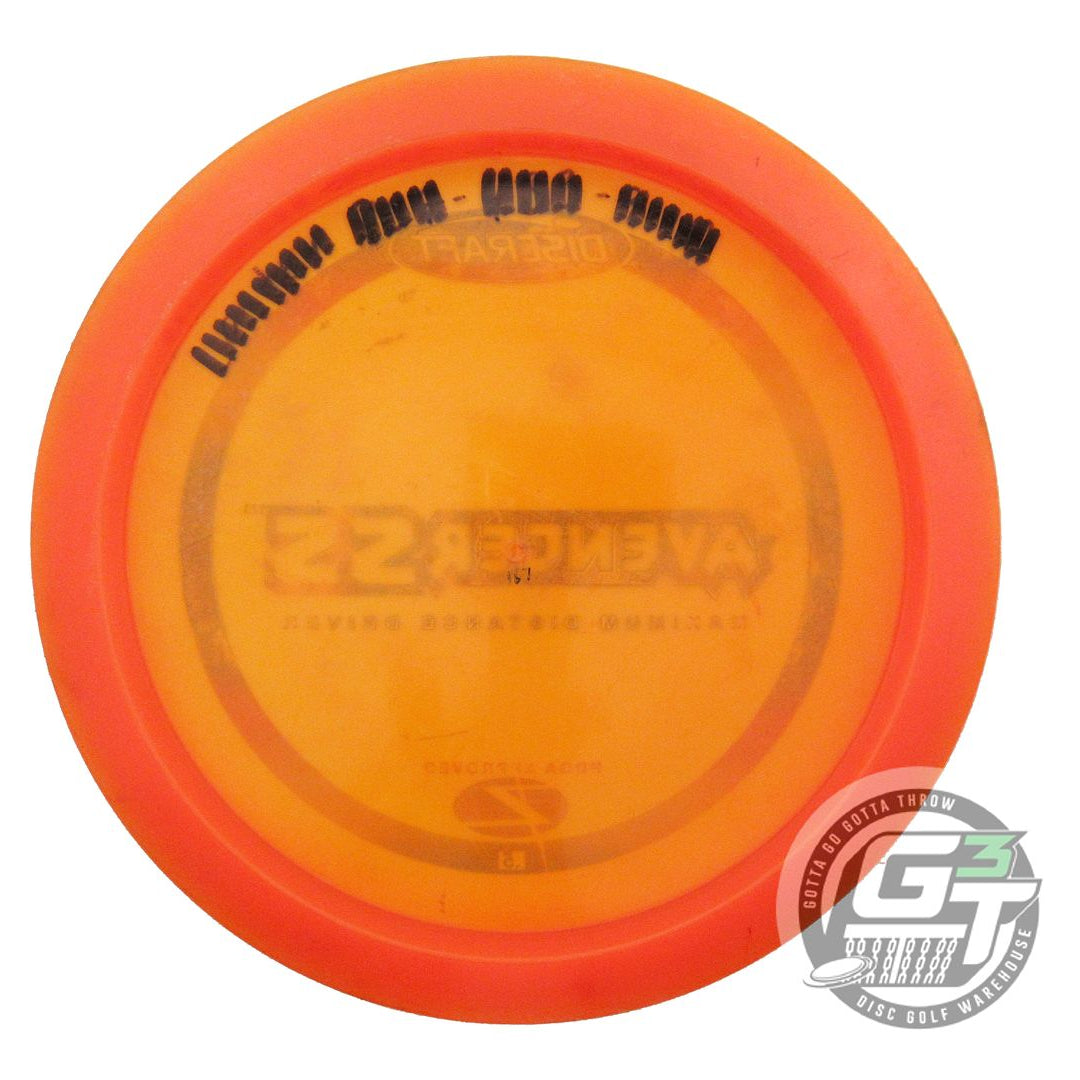 USED Discraft Z Avenger SS 167g Orange Rainbow Foil PFN Distance Driver Disc