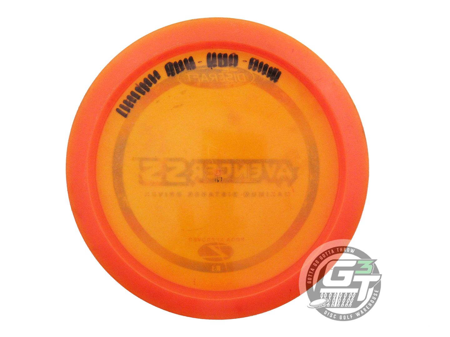 USED Discraft Z Avenger SS 167g Orange Rainbow Foil PFN Distance Driver Disc