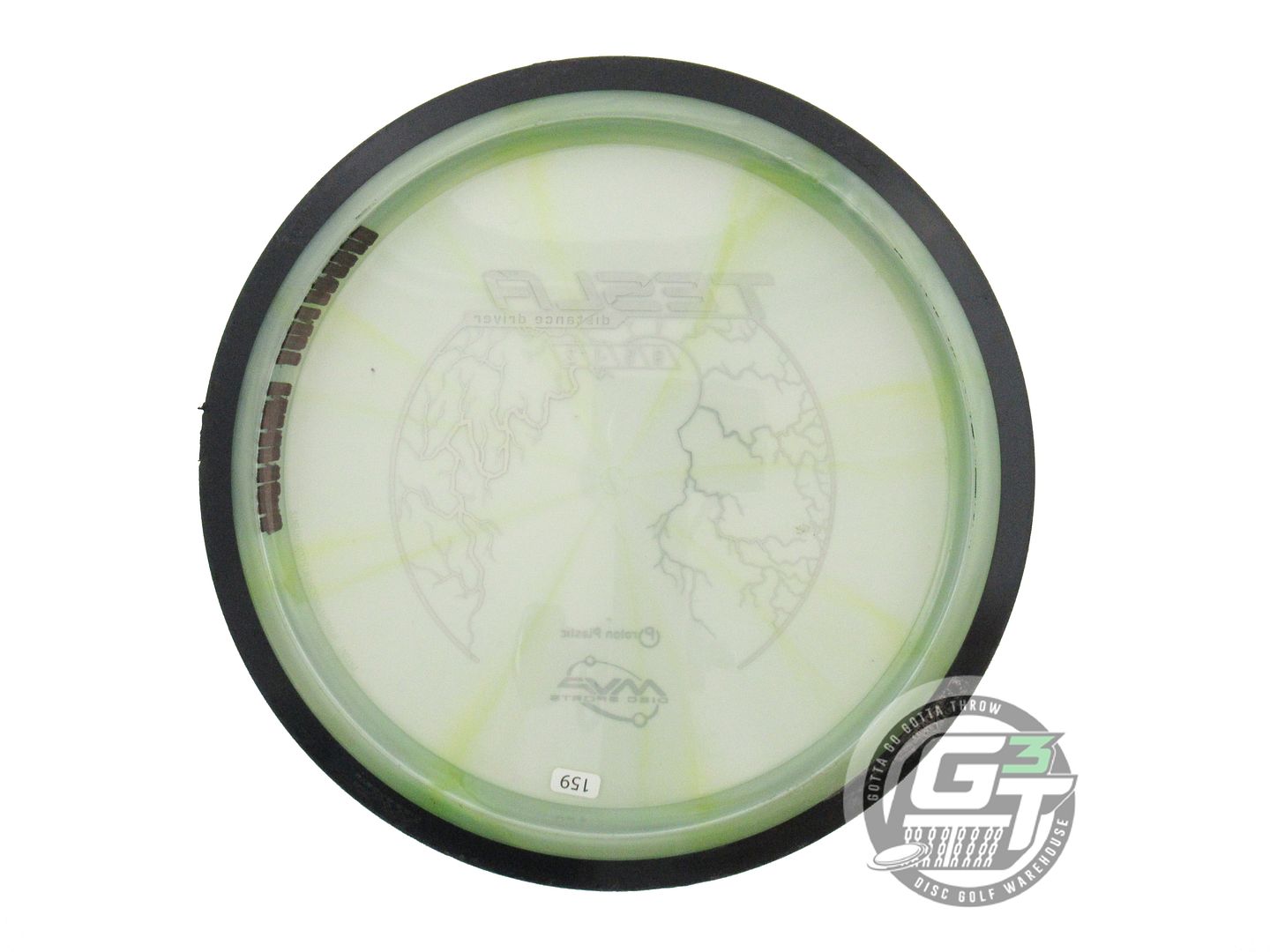USED MVP Disc Sports Proton Tesla 159g Yellow Distance Driver Golf Disc