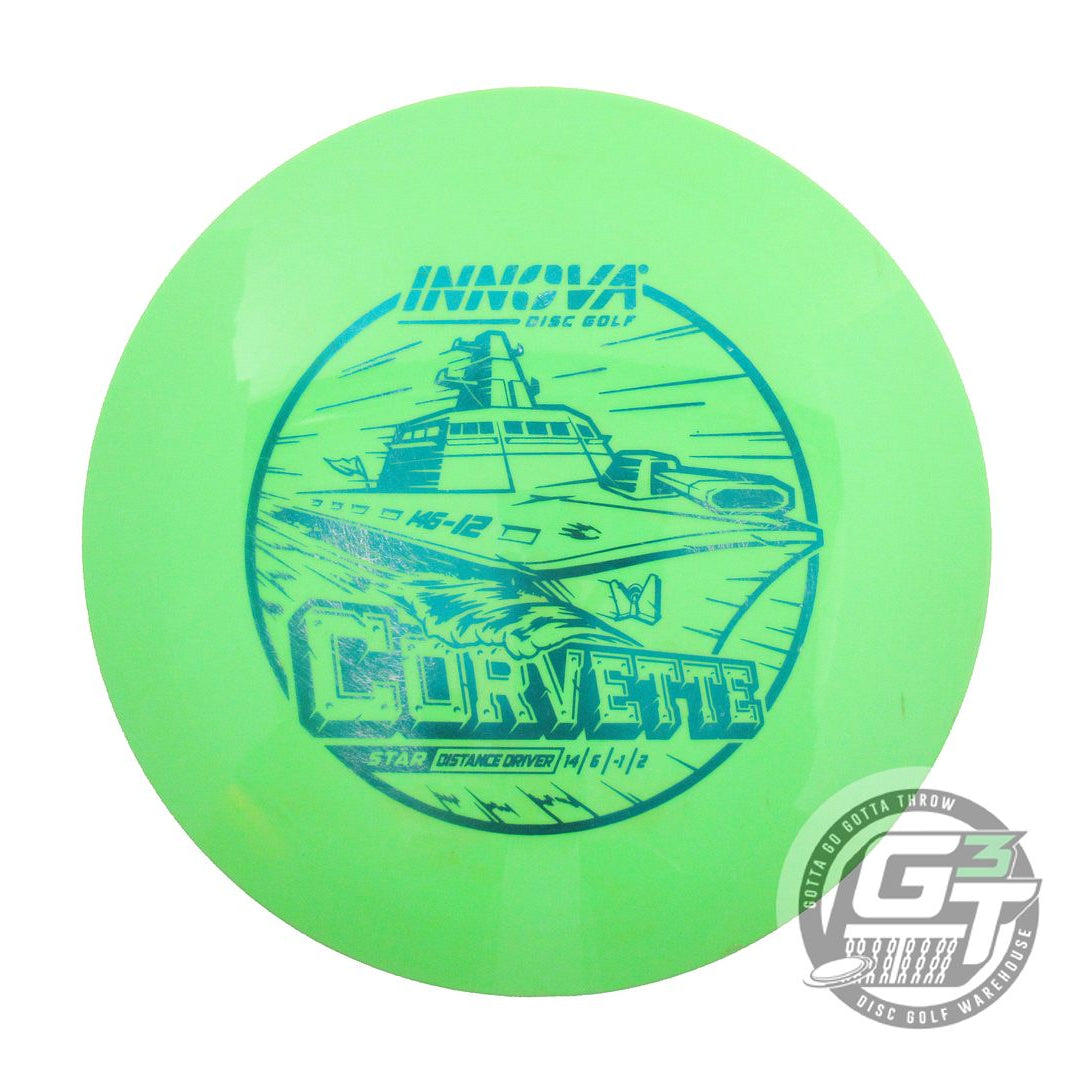 USED Innova Star Corvette 172g Lime Teal Foil Distance Driver Golf Disc