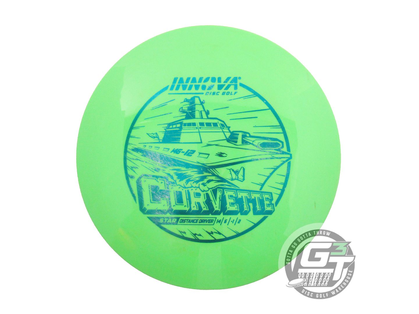 USED Innova Star Corvette 172g Lime Teal Foil Distance Driver Golf Disc