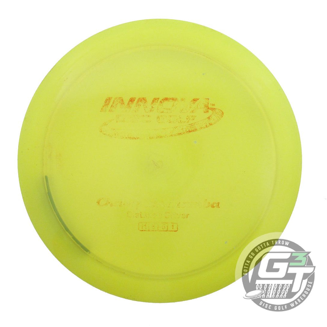 USED Innova Champion Mamba 175g Yellow Wiped Stamp Distance Driver Golf Disc