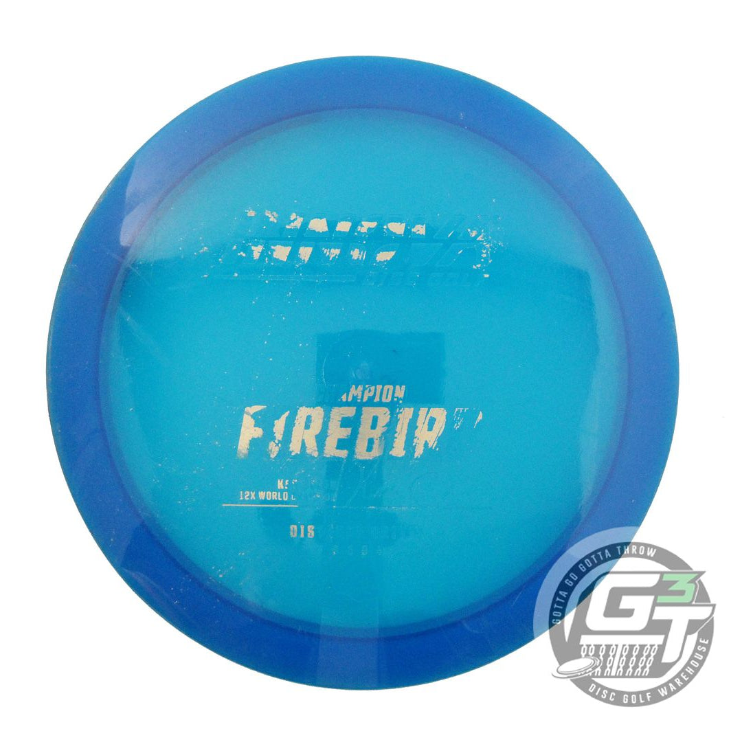 USED Innova Champion Firebird 174g Blue Silver Foil Distance Driver Golf Disc