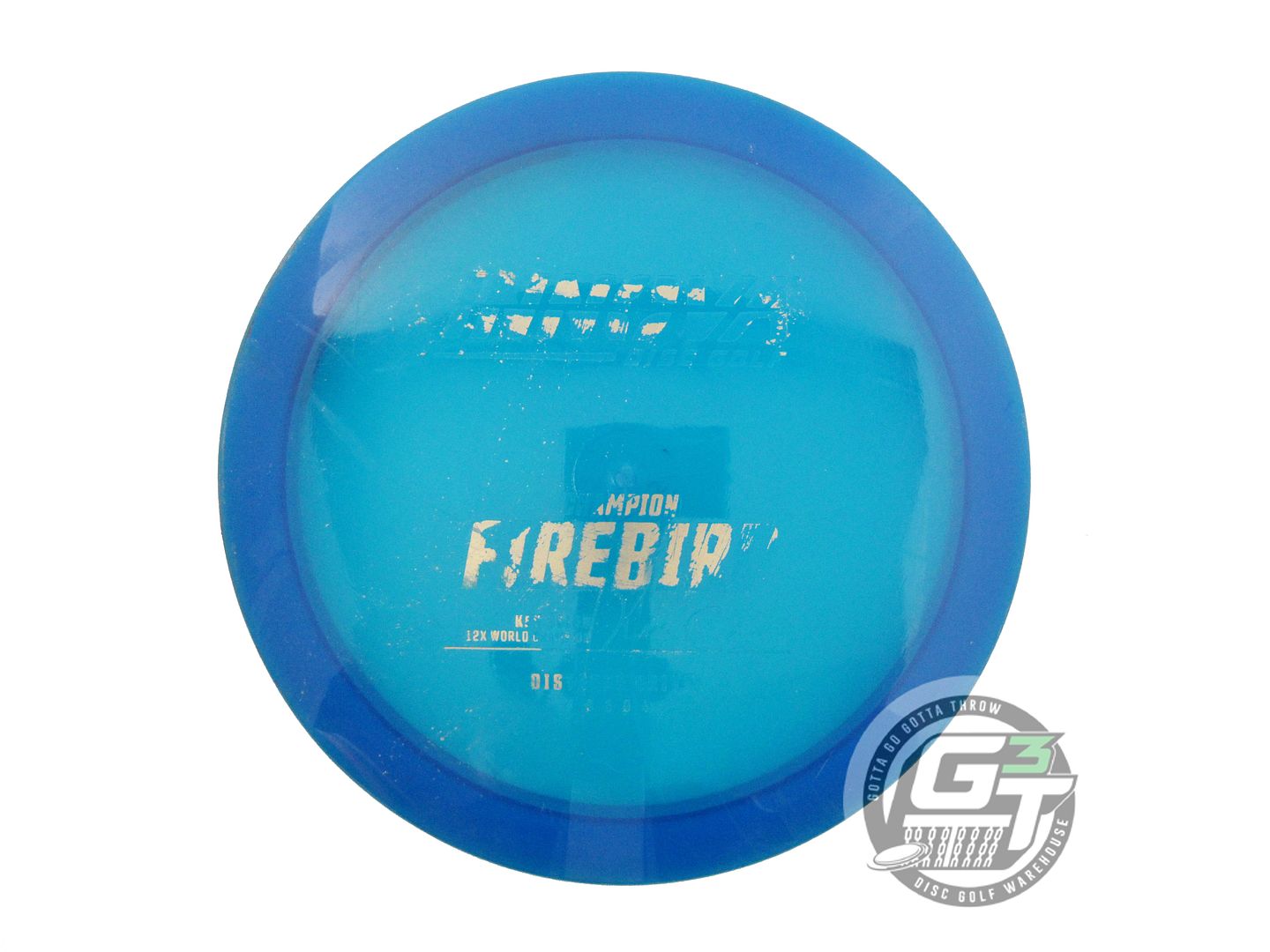 USED Innova Champion Firebird 174g Blue Silver Foil Distance Driver Golf Disc