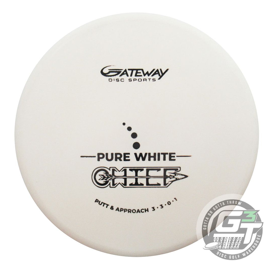 Gateway Pure White Chief Putter Golf Disc (Individually Listed)