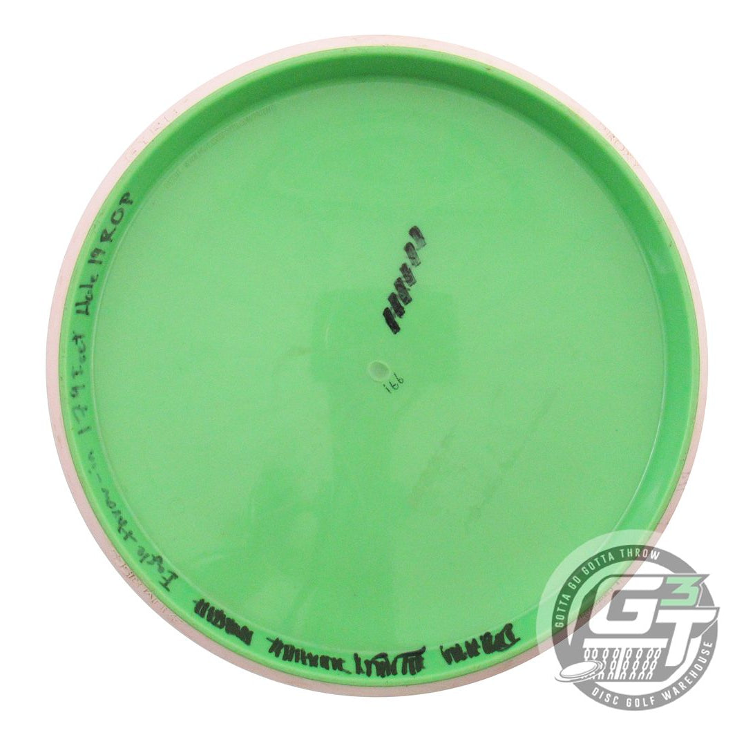 USED Axiom Discs Neutron Proxy 166g Green Pink Rim Putter Golf Disc