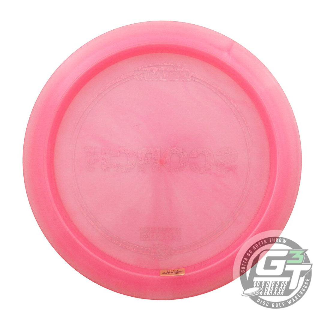 NOS Discraft Z Scorch 175g Pink Silver Glitter Foil A Distance Driver Golf Disc