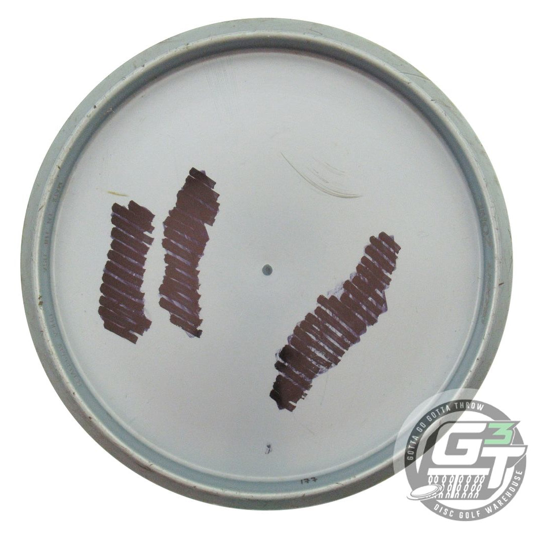 USED Discraft Titanium Zone 177g Gray Purple Stamp Putter Golf Disc