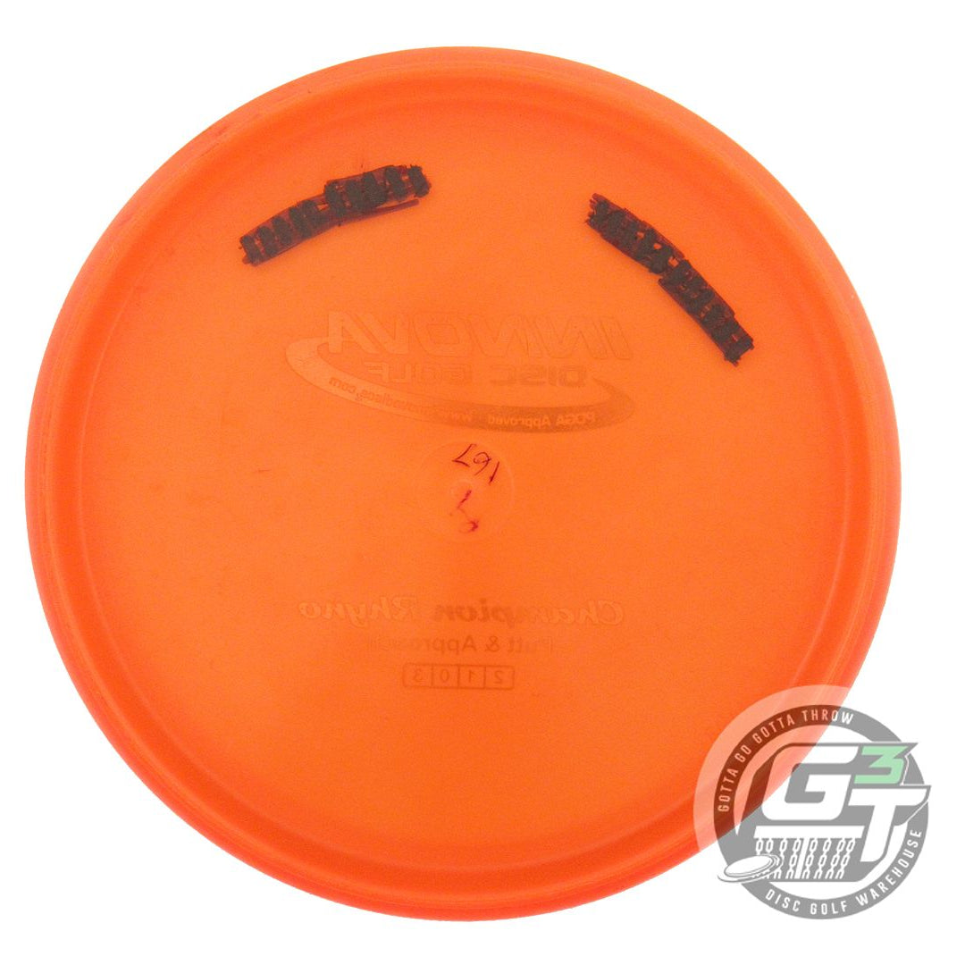 USED Innova Champion Rhyno 167g Orange Silver Foil Putter Golf Disc
