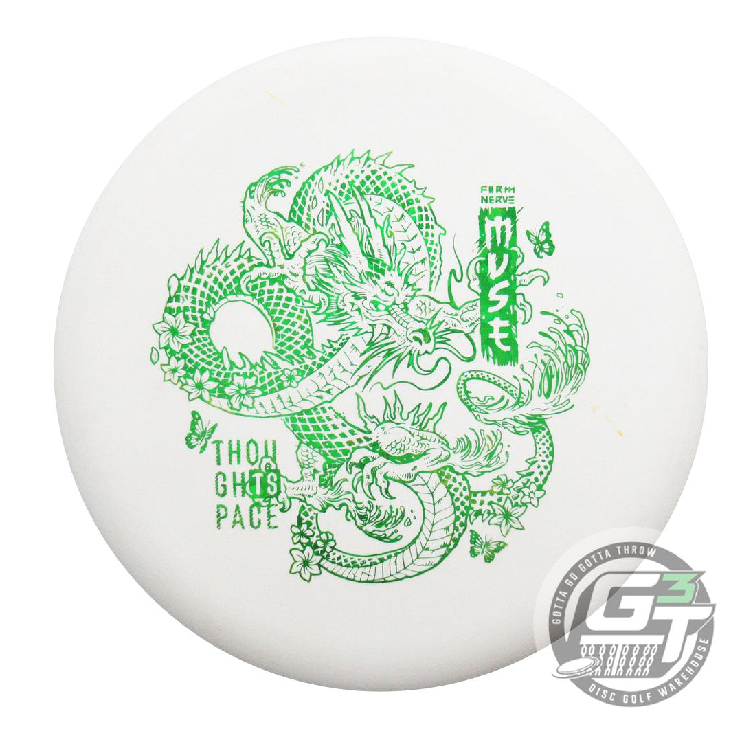 USED Thought Space Nerve Firm Muse 172g White Green Shatter Foil Putter Disc