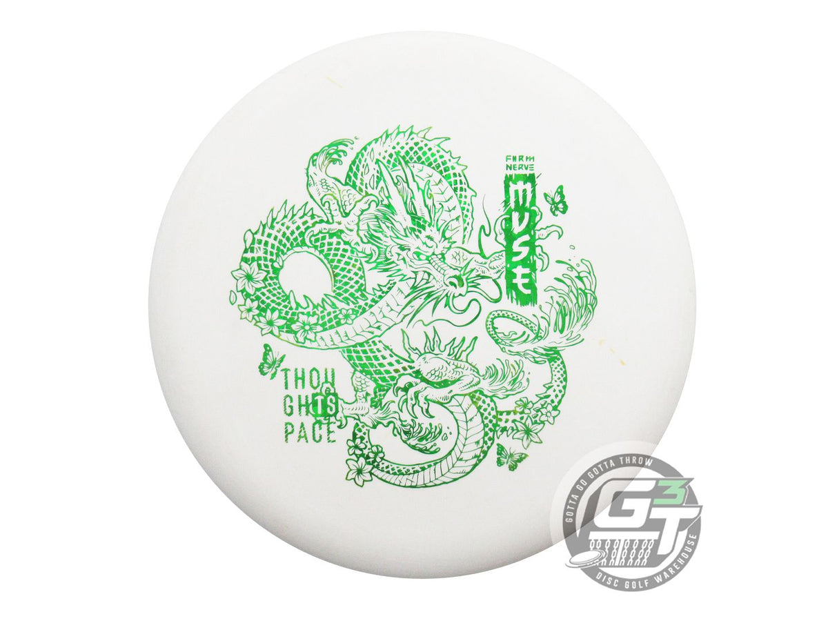 USED Thought Space Nerve Firm Muse 172g White Green Shatter Foil Putter Disc