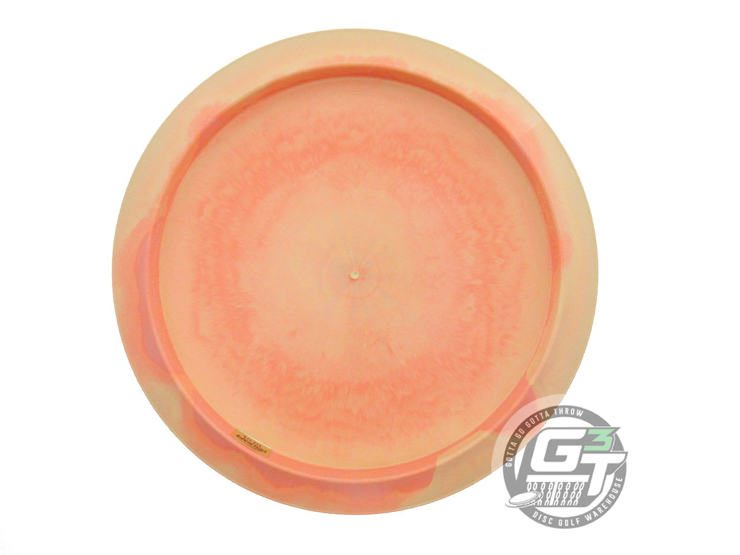 USED Discraft ESP Raptor 174g Peach-Orange Teal Flower Distance Driver Golf Disc