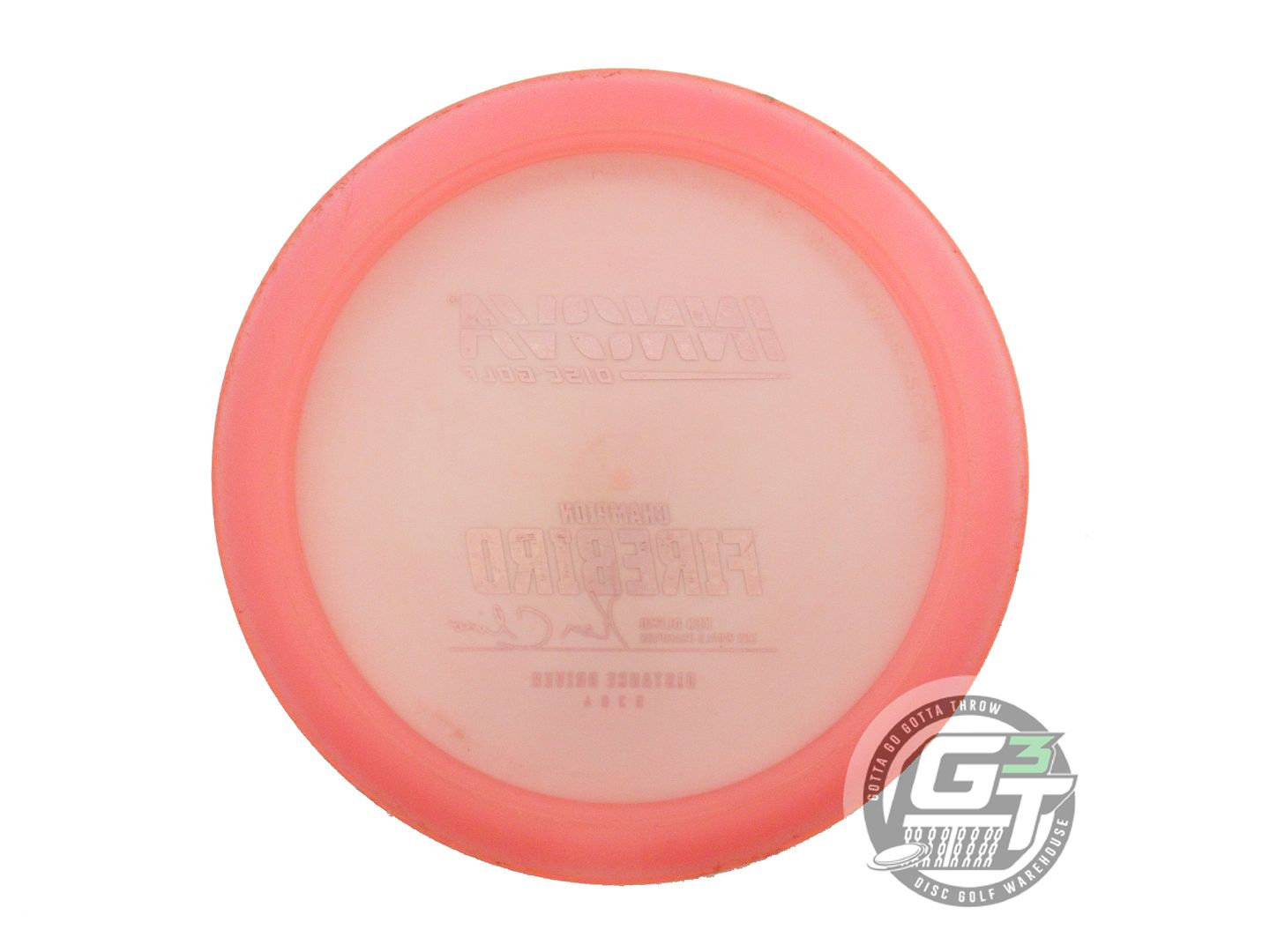 USED Innova Champion Firebird 175g Pink Red Star Foil Distance Driver Golf Disc